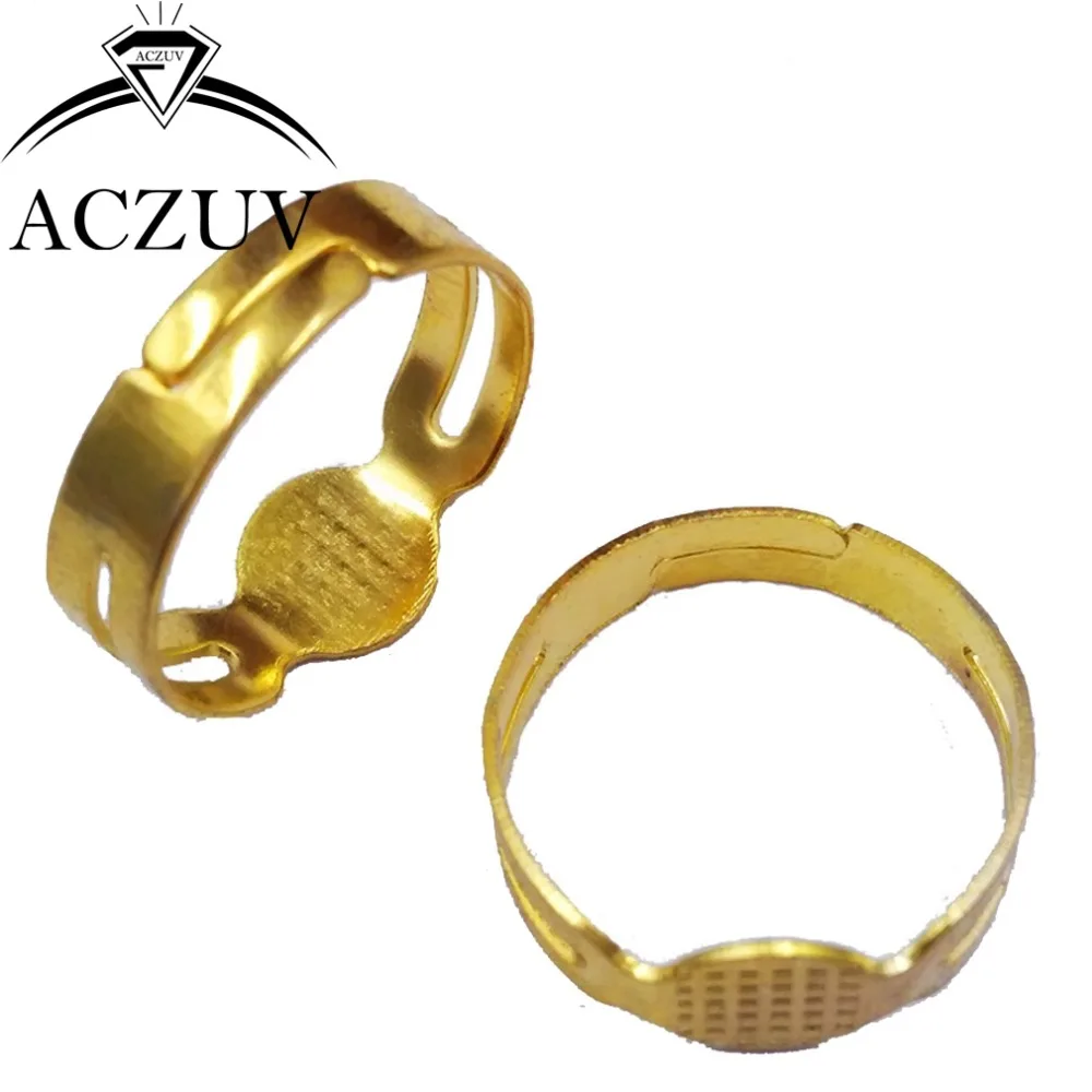 Регулируемое кольцо база 8 мм Безель пустые кольца фурнитура аксессуары