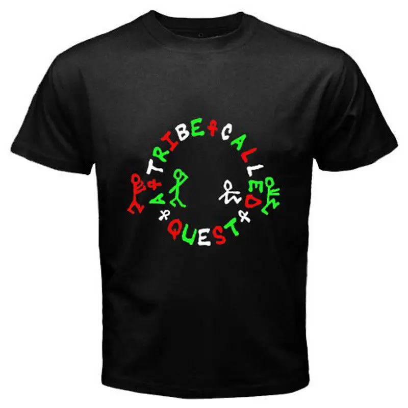 Племя Называется Квест * Логотип ATCQ Rap в стиле хип хоп с изображениями музыкальной