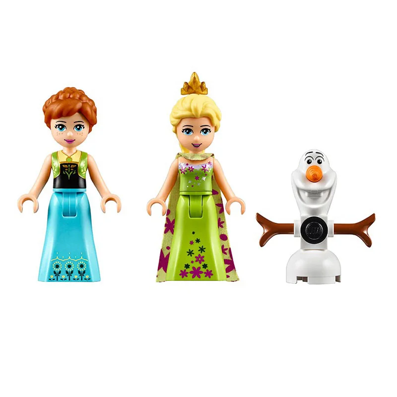 JG303 Building Blocks Arendelle Castle Princess Anna Elsa Buildable Snow Queen Figures SY371 with Kids Toys Gift | Игрушки и хобби