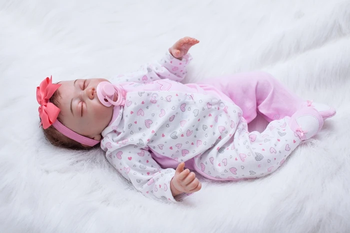 Куклы реборн 20 дюймов реальные Новорожденные мягкие на ощупь силиконовые