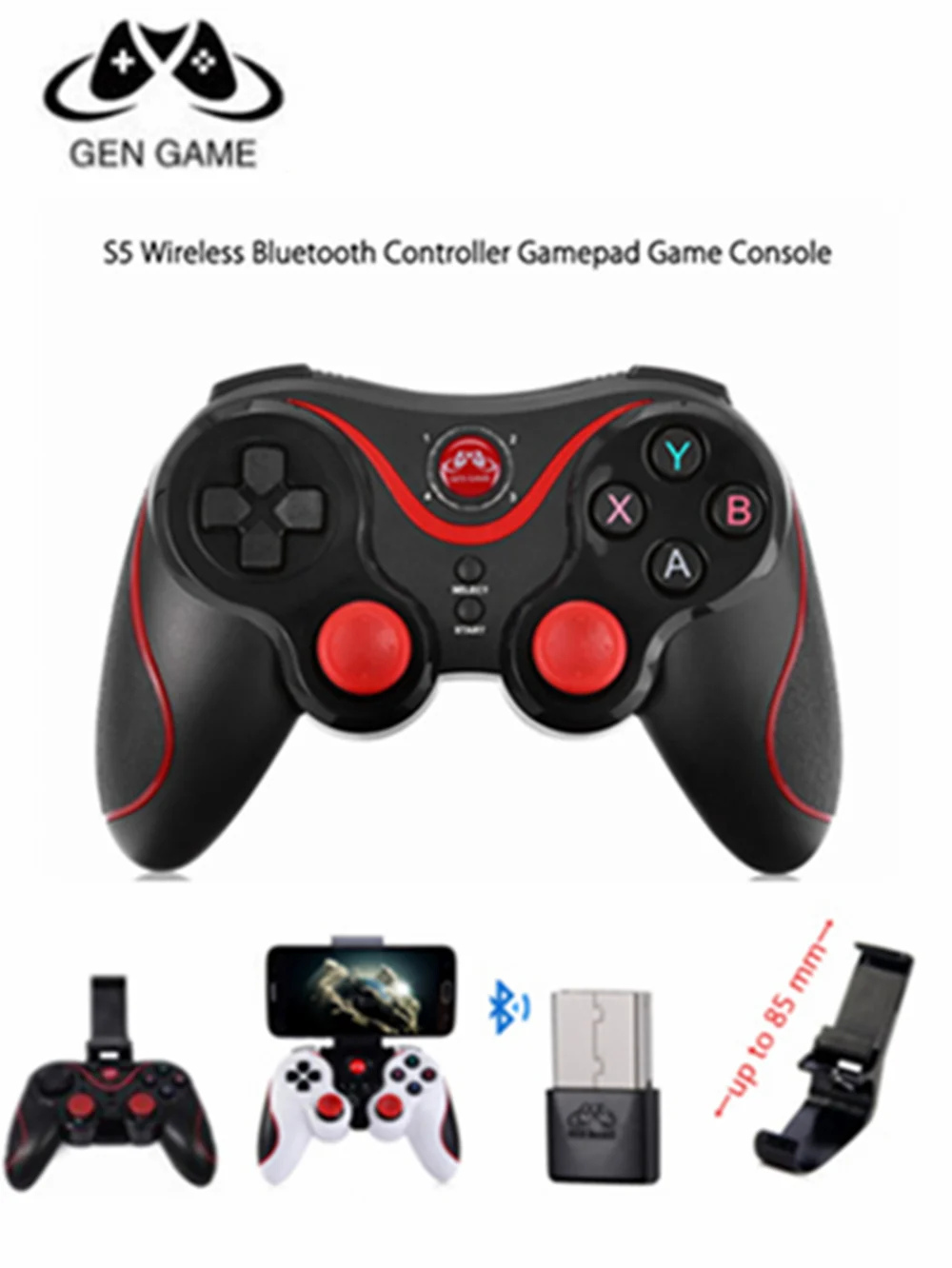 Gen Game s5/S5 улучшенная версия беспроводной Bluetooth 3 0 геймпад джойстик игровой