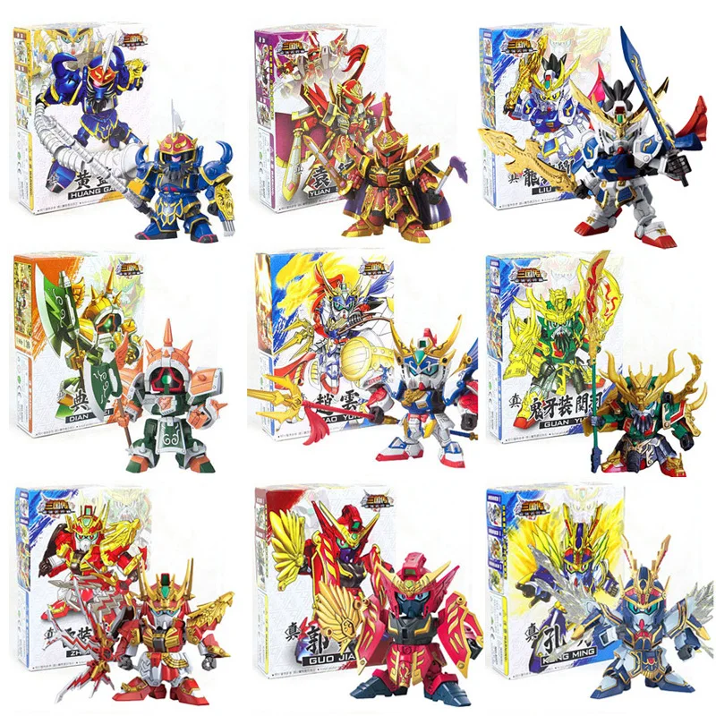 28 стилей Горячие три царства Gundam SD/BB фигурка модель игрушки для детей цельная