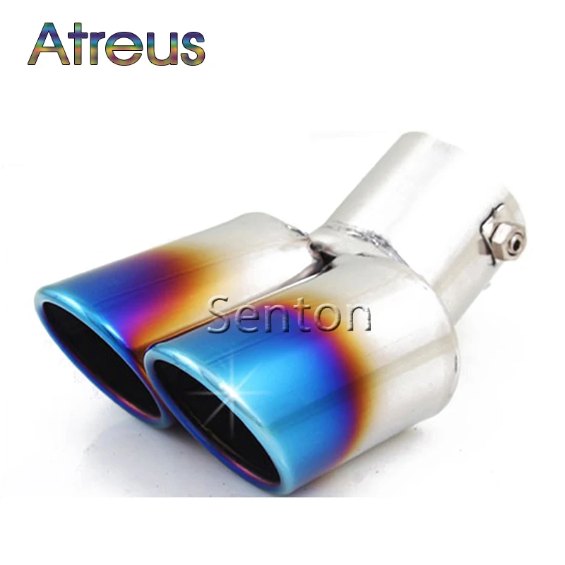 Автомобильный двойной глушитель задний для Kia Rio 2012 2013 2014 2015 аксессуары Soul Forte|for