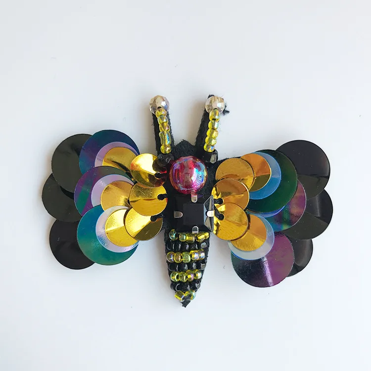 

Bee Decorative Creative Three-dimensional Nail Bead Patches sewing on Hat Coat Pants Accessories