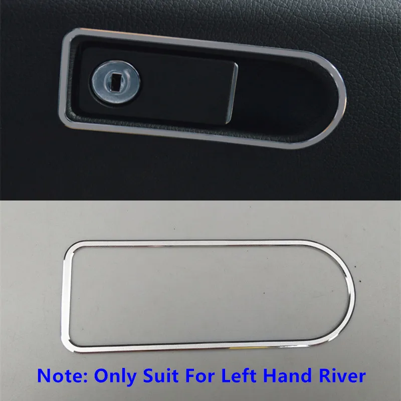 Glove Box Frame Центральная консоль кондиционер CD панель украшение для Mercedes Benz E класс W212 2010-15 алюминиевый сплав регулировка сиденья круг - Название цвета: Glove Box Frame