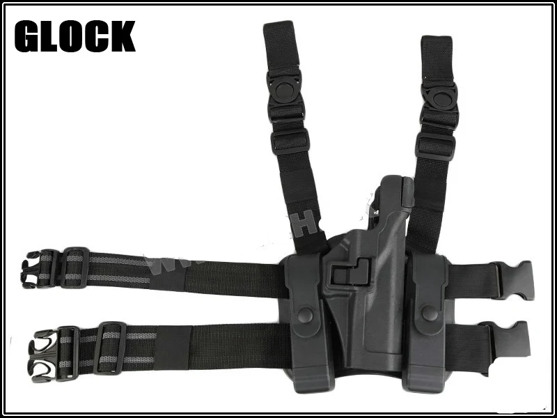 BH Стиль Военный Тактический LV3 SERPA легкий Подшипник кобура комплект GLOCK 17 19 22 23 31 32