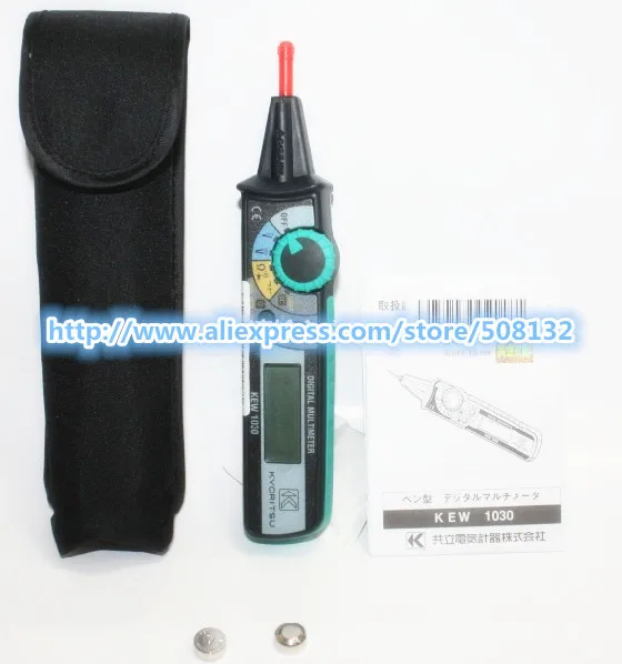 Цифровой мультиметр Kyoritsu компактный KEW 1030 ЖК дисплей|lcd digital multimeter|digital multimeterkew |
