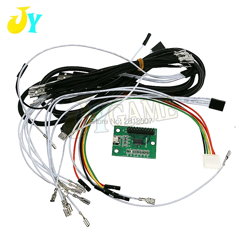 XM-08 одиночный игровой контроллер для PS3 PC Android Raspberry Pi, Нулевая задержка USB энкодер, JAMMA MAME машина