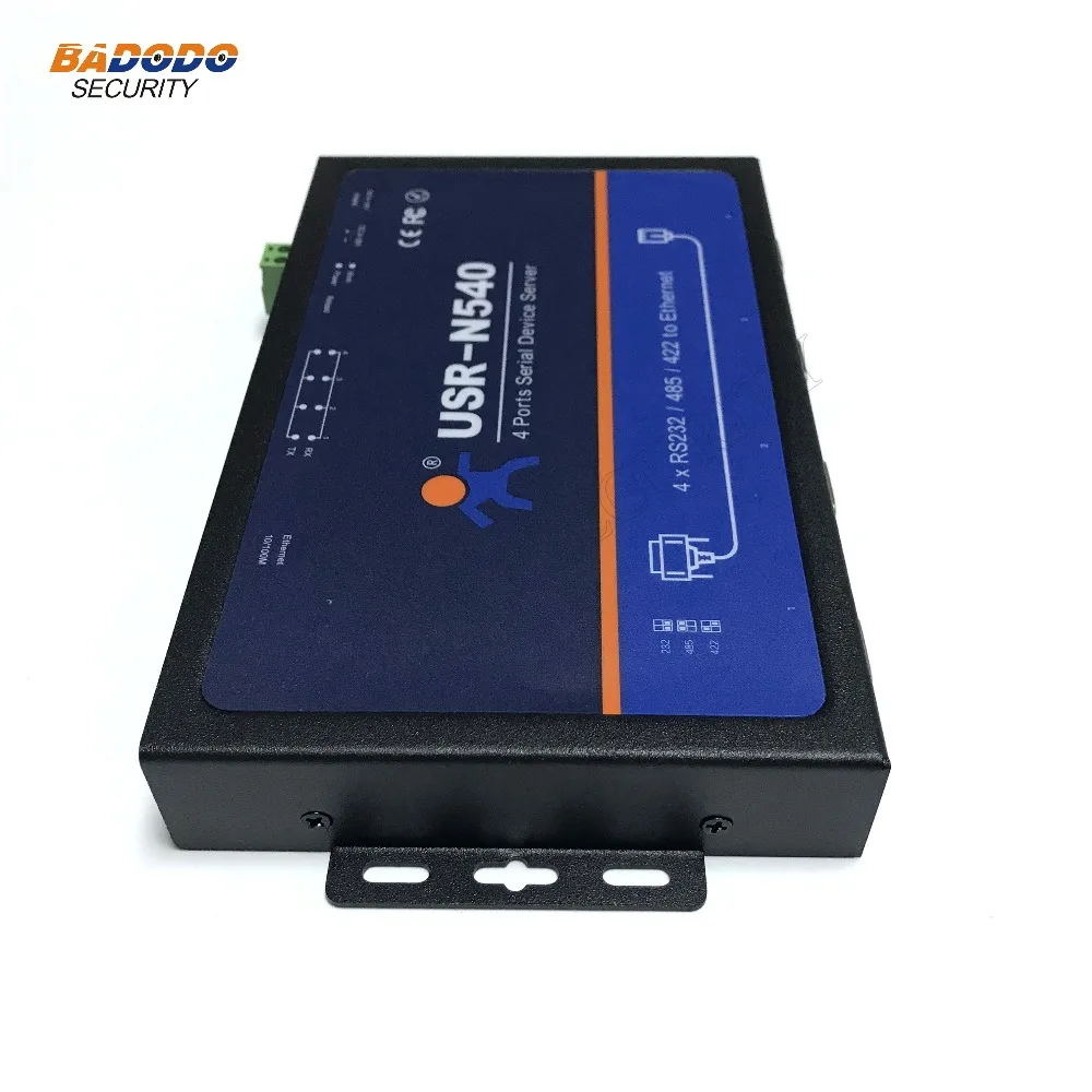 4 порта RS232 RS485 RS422 к Ethernet TCP IP конвертер сервера USR N540 Modbus RTU контроль температуры и