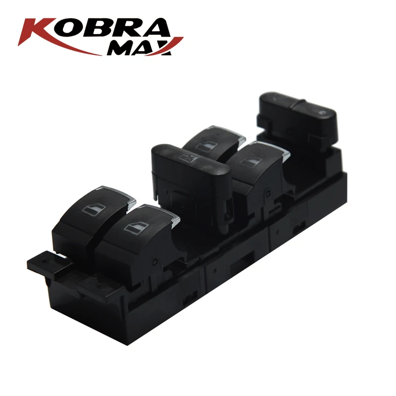 

KobraMax Left front switch 9 pin Chrome Master Window Controller Switch 3BD959857 fits for V W J etta Golf Passat 1998-2005