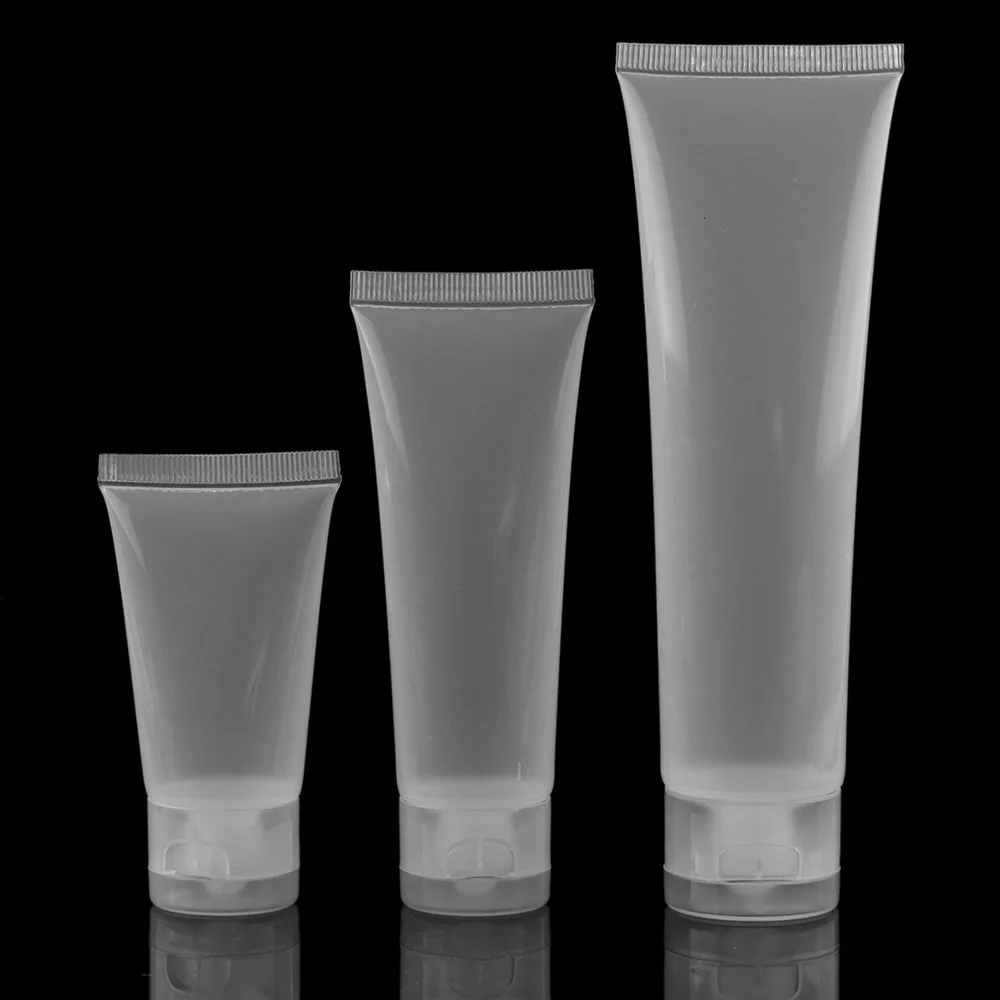 1 шт. мягкие новые пустые пластиковые портативные трубки гладкие/полированные