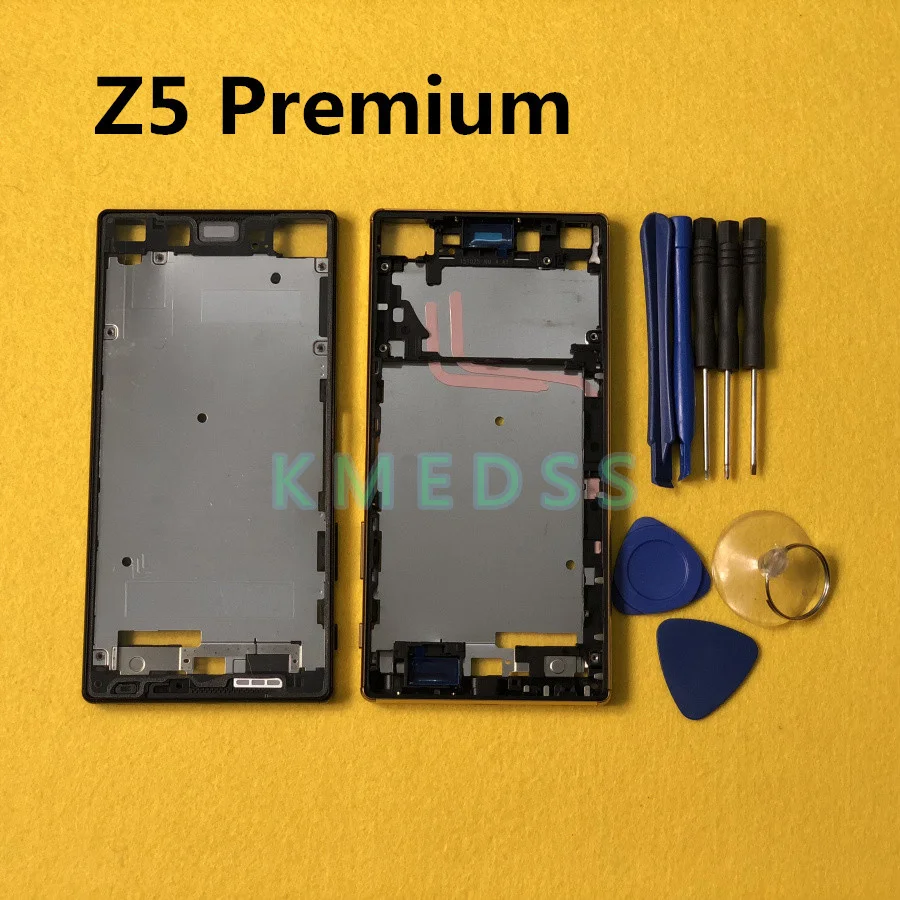 ЖК-панель переднего шасси средний рамка Корпус для Sony Xperia Z5 Премиум 5," E6853 E6883 E6833+ Инструменты