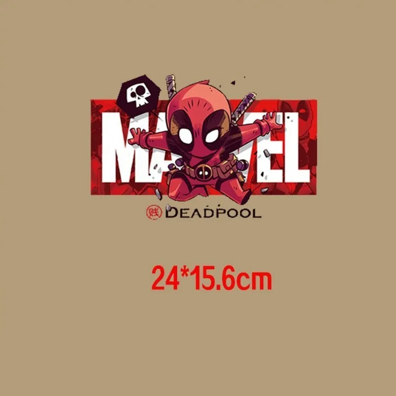 Модные нашивки с суперменом из мультфильма, термонаклейки для одежды Marvel, термонаклейки, наклейки с теплопередачей