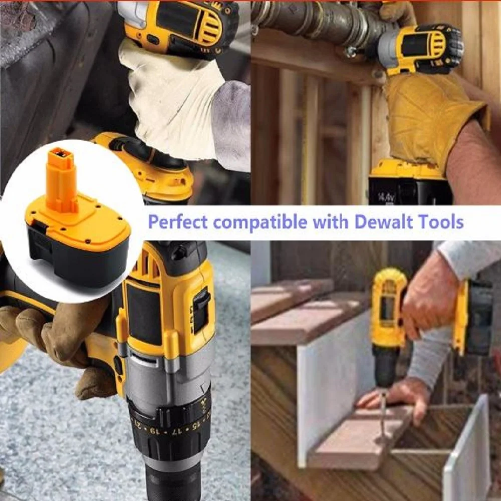 14,4 в 2500 мАч Ni-MH Аварийная аккумуляторная батарея для Dewalt DC9091 DE9038 DE9091 DE9092 DW9094 DE9094