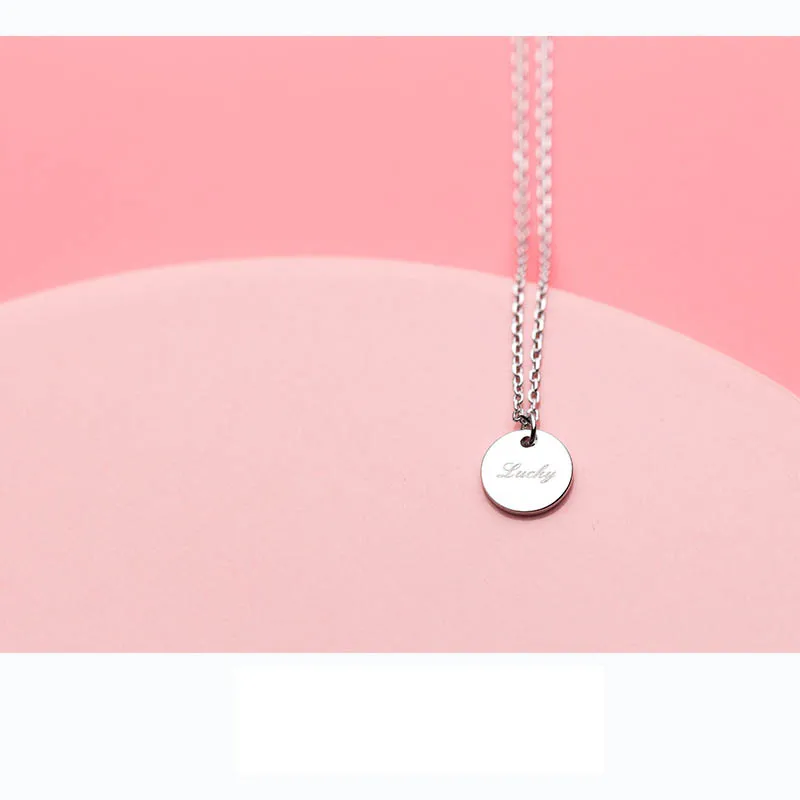 TOYOOSKY ожерелье из стерлингового серебра 925 пробы модное милое маленькое