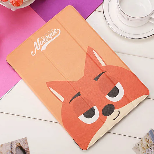 Zootopia мультяшный Мягкий силиконовый чехол из искусственной кожи для Ipad Mini 1 2 3