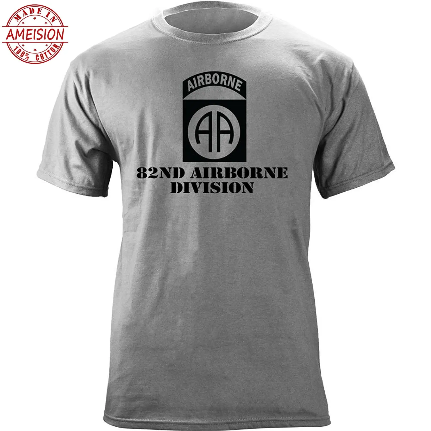 2019 Новая Летняя мужская футболка Army 82nd Airborne Division Subdued ветерана | Мужская одежда