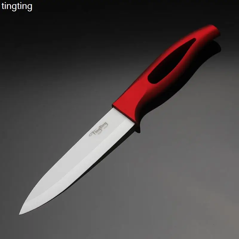 Tingting керамических ножей 3 &quot4&quot 5 &quotс акриловым нож подставка держатель Кухонные