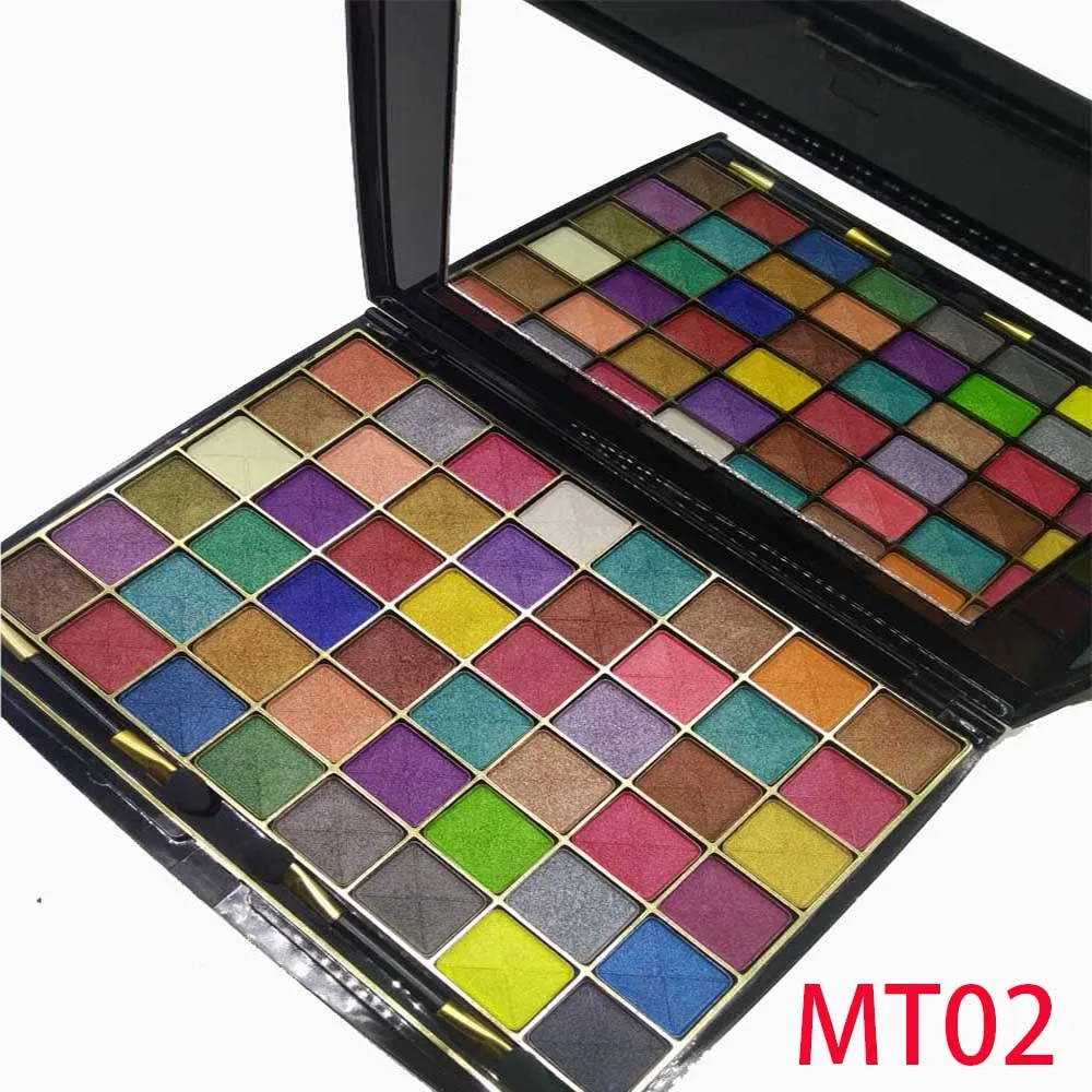 Miss Rose 48 цветов Mattallic тени для век Палитра матовая земля Цвет 3D блеск палитра