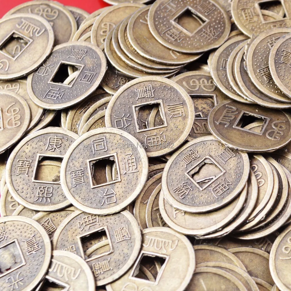 

Фэн-шуй, китайские монеты fortune I Ching, 19 мм (0,75 дюйма), 20 шт., Y1086