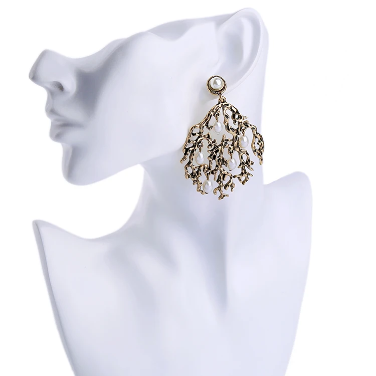 Серьги подвески ms с листьями|earrings earring|leaf earringsearring pendant |