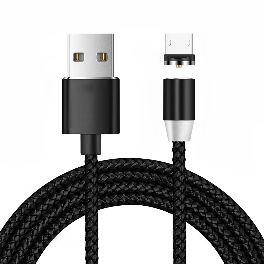 1 м Магнитный Micro USB зарядный кабель для Samsung Xiaomi Huawei LG HTC MicroUSB штекер смартфона