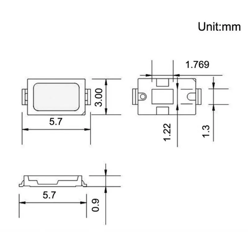 100 шт./лот SMD светодиодные диоды 5730 5630 диодный ассортимент LED Diodo набор зеленых