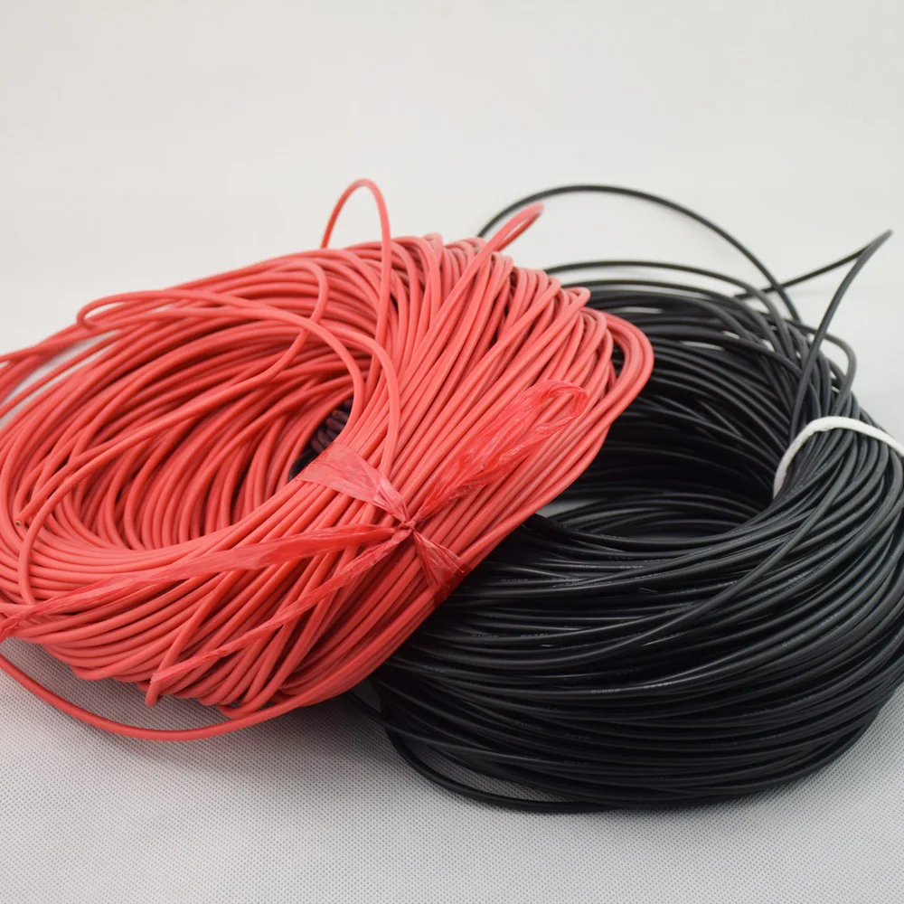 5 м/6 м/20 м/60 м 14AWG Калибр силиконовый провод гибкий многожильный медные кабели для RC черный красный