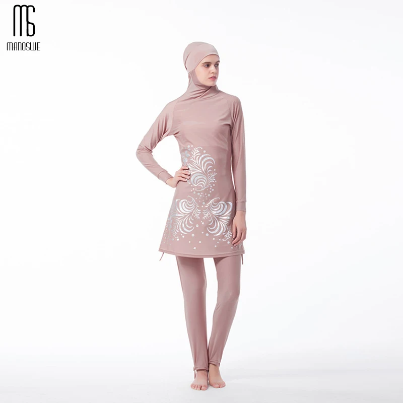 Скромный Исламский купальник Burkinis мусульманская пляжная одежда полный Чехол костюм|Мусульманский