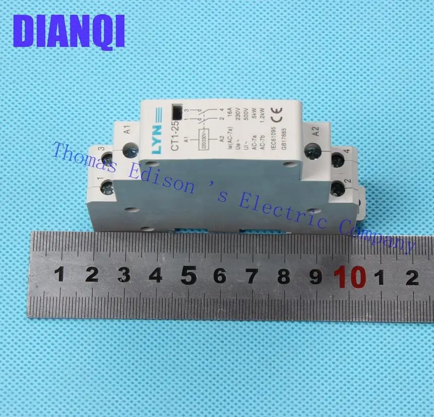 Вспомогательное оборудование KOHTAKTOP CT1 25 16A 2P 230В 50or60HZ din рейка AC контактор для