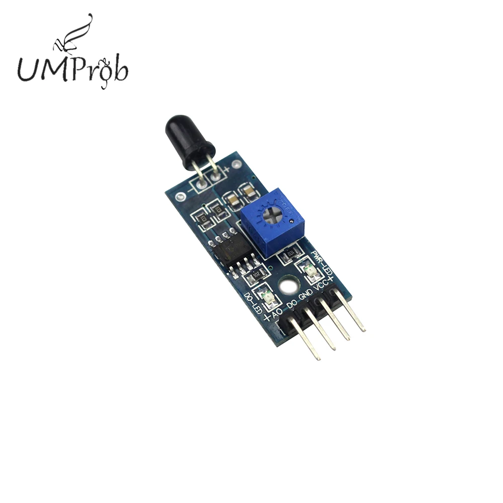 LM393 4 Pin ИК датчик обнаружения пламени модуль пожарный Детектор инфракрасный модуль приемника для arduino Diy Kit