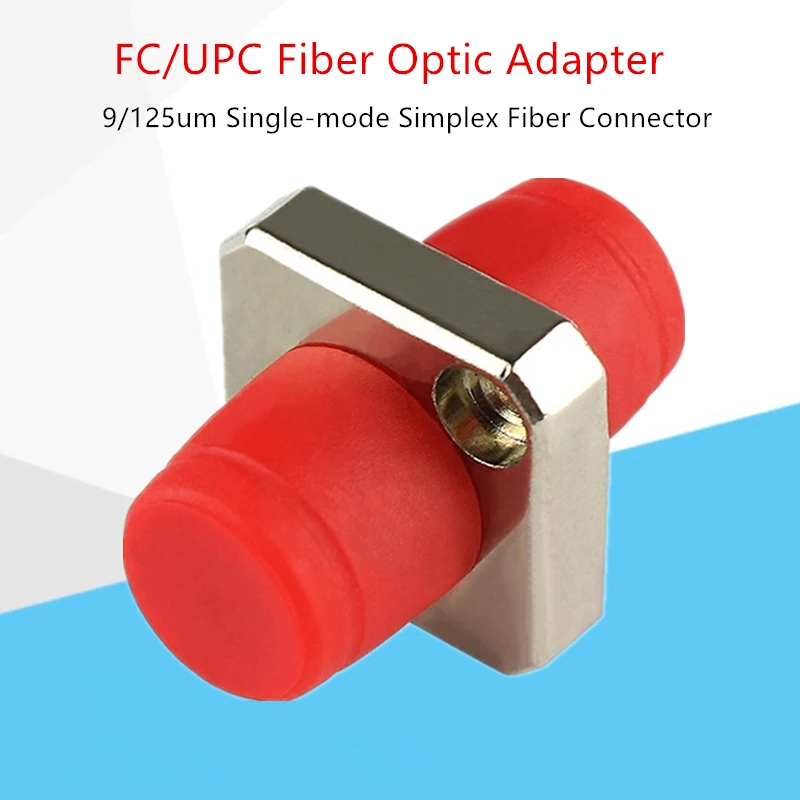 10 шт./лот FTTH волоконно-оптический адаптер FC/UPC Одномодовый Simplex волоконный фланец