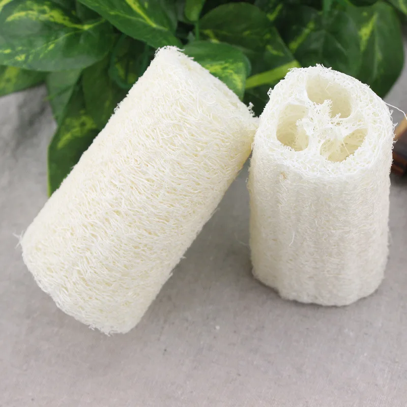 2 шт./лот натуральная люфа Luffa Loofa для ванны и душа для тела спа сообщение Губка скруббер рога удаления аксессуары для ванной комнаты