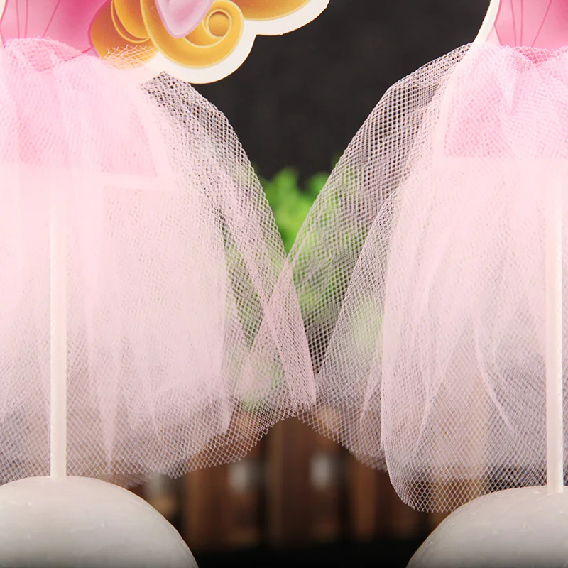 1 шт./лот принцесса Дисней торт Топпер кекс украшения Baby Shower дети обувь для девочек на день рождения свадьбу принадлежности