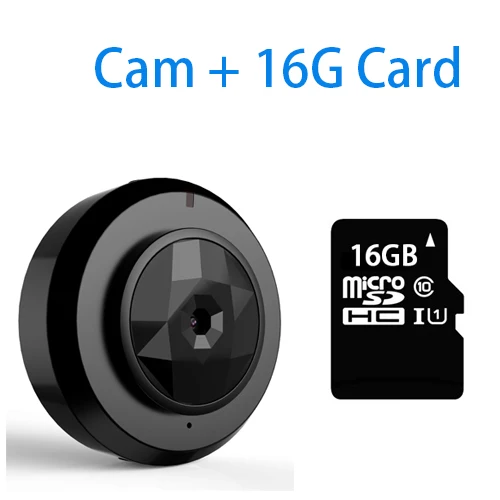 16G SOVAWIN мини-видеокамеры 1080p Портативная Камера Беспроводная Hd SD карта видеокамера cmos wifi Адсорбция наблюдения для смартфона - Цвет: 16G
