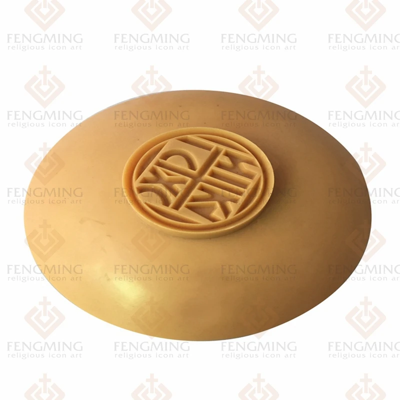 

Wholesale religious green Plastic religious art Prosphora seal greek orthodox gift cake model for birthday cake decorating tools