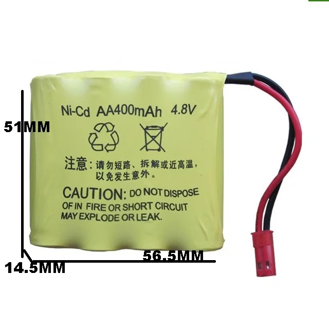

4,8 v 400mAh Ni-CD аккумулятор для 508 611 605 550 RC автомобиль 2 шт./лот