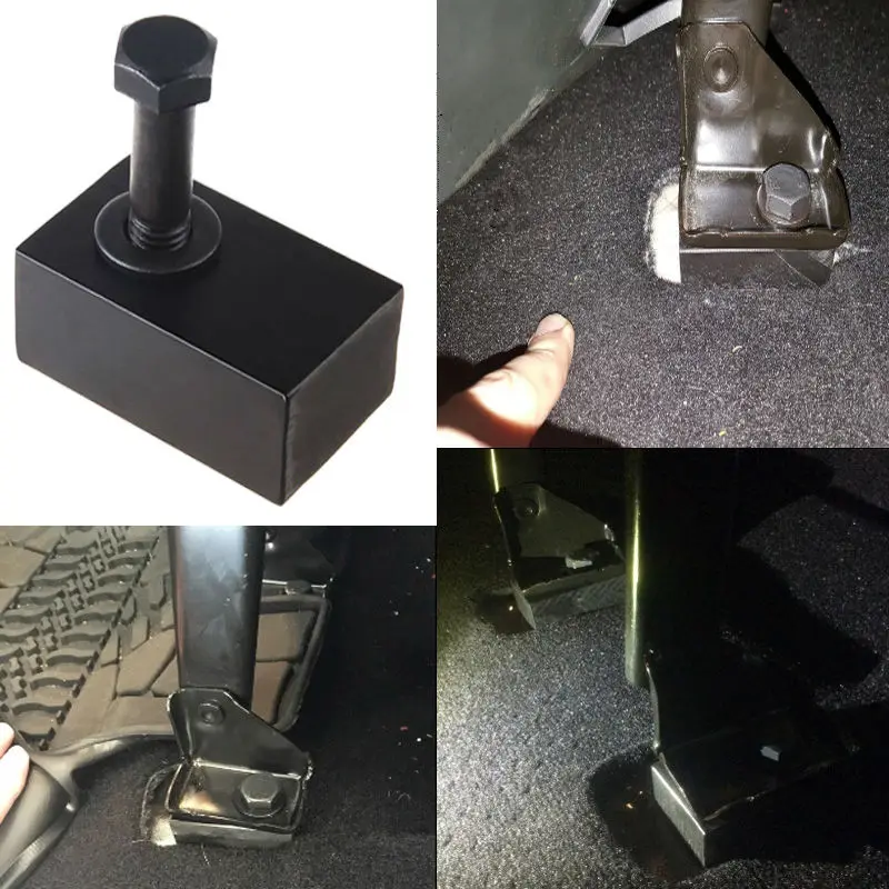 Черный алюминиевый комплект для откидывания заднего сиденья с болтами и шайбами