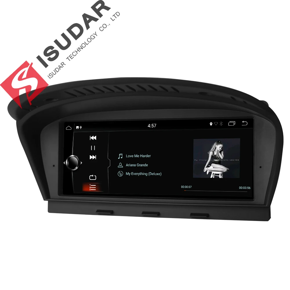 Isudar автомобильный мультимедийный плеер 2 din android 7.1.1 dvd 8 дюймов для BMW 3 Series 5 серии E60