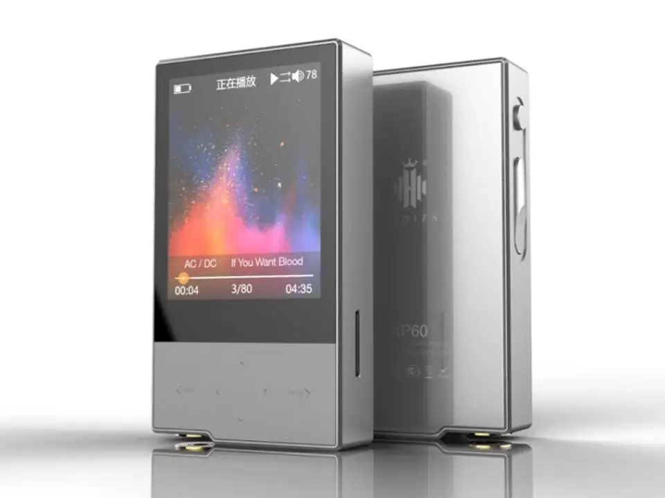 Серый Hidizs AP60 MKII металлическая Версия обновленная DSD USB DAC HiFi карман без потерь Bluetooth 4,0 Apt-x Музыкальный плеер+ EP3 IEM MP3 - Цвет: Серый