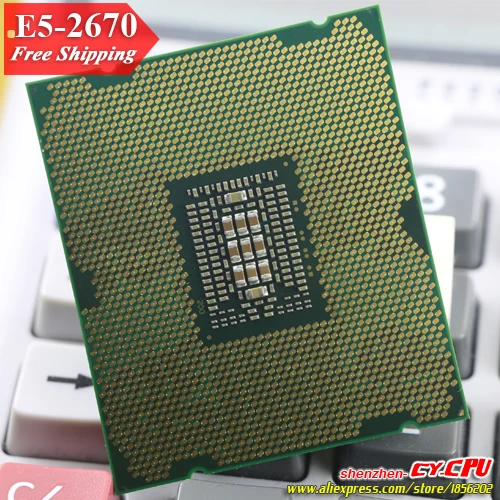 Бесплатная доставка Intel ЦП Xeon E5-2670 C2 SROKX Процессор 2 6 ГГц LGA 2011 20 МБ L3 Кэш 8 CORE 115 Вт