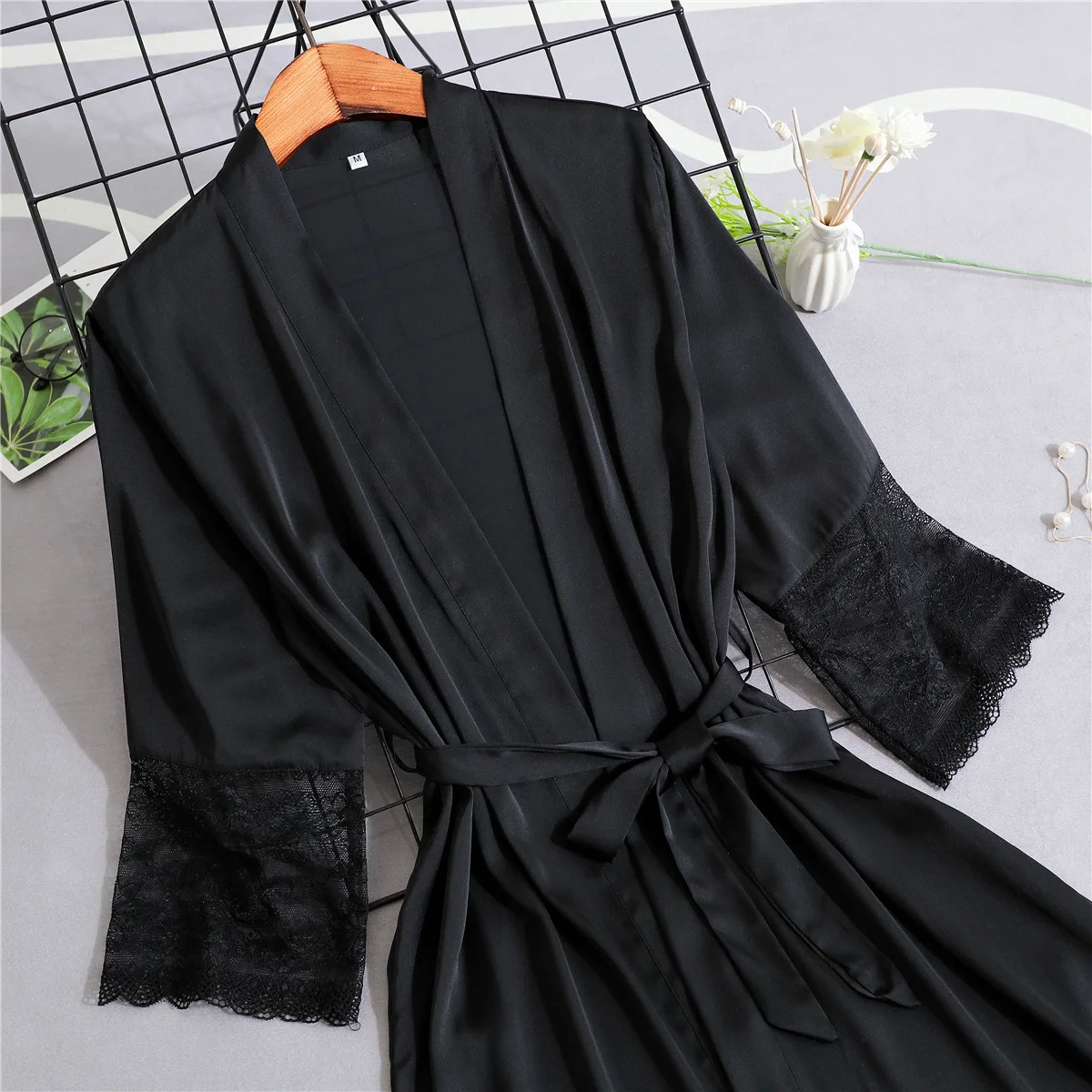 Розовое женское кимоно халат банное платье пижама одежда для сна женская