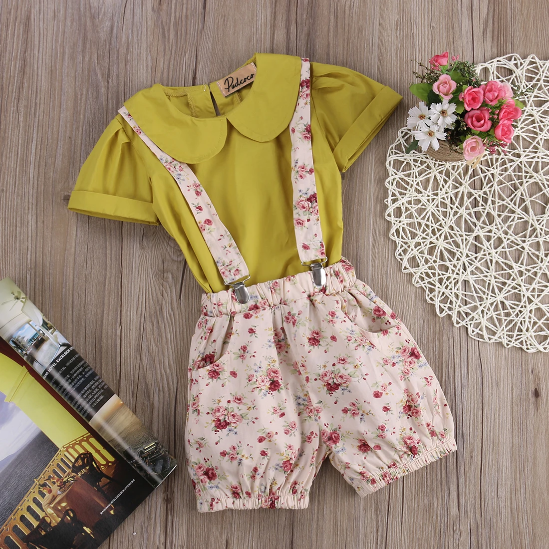 Новинка 2017 года одежда для девочек ясельного возраста английский стиль комплект