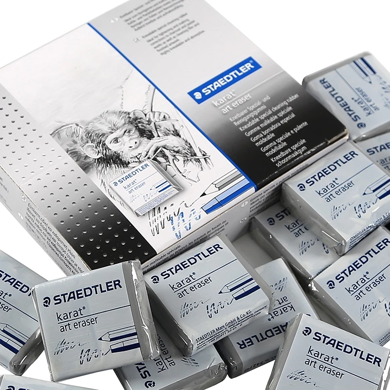 10 шт./лот Staedtler разминается резины искусство эскизный чертёж ластик Пастель картина ластик резинка для карандашей-арт Рисовальщик пластилин