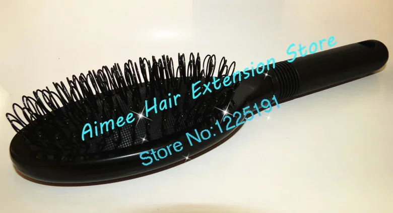 Гребень пластиковый для наращивания волос профессиональная щетка с волнистыми