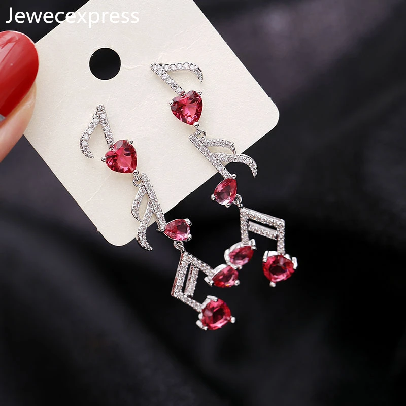 Jewecexpress S925silver иглы blink zircon серьги | Украшения и аксессуары