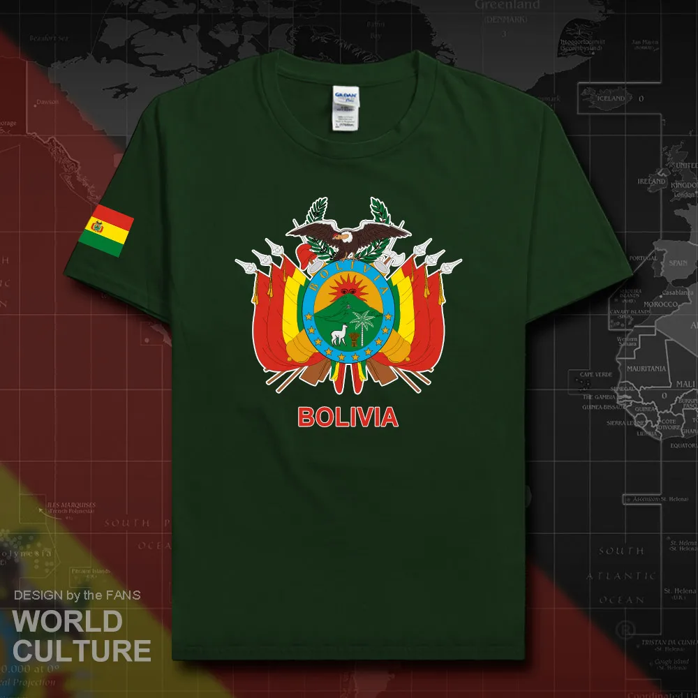 Bolivia Bolivian Мужская футболка Модные трикотажные изделия национальная команда