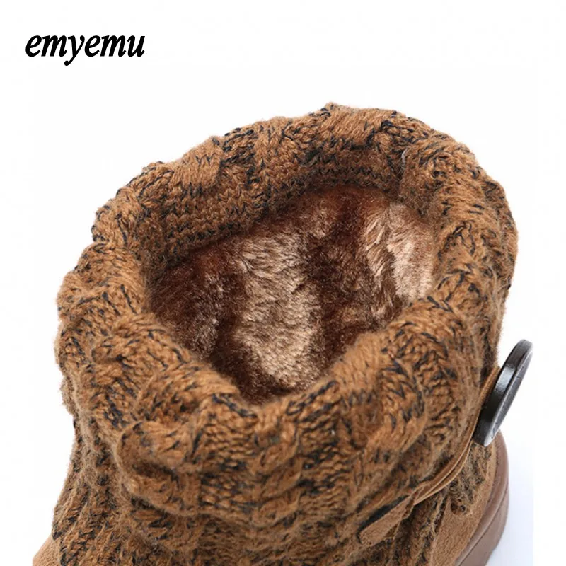 6 color Women Boots Warm Fur Cotton Winter Shoes High Quality Cozy Women's Soft Ankle Snow Flat Woman | Обувь