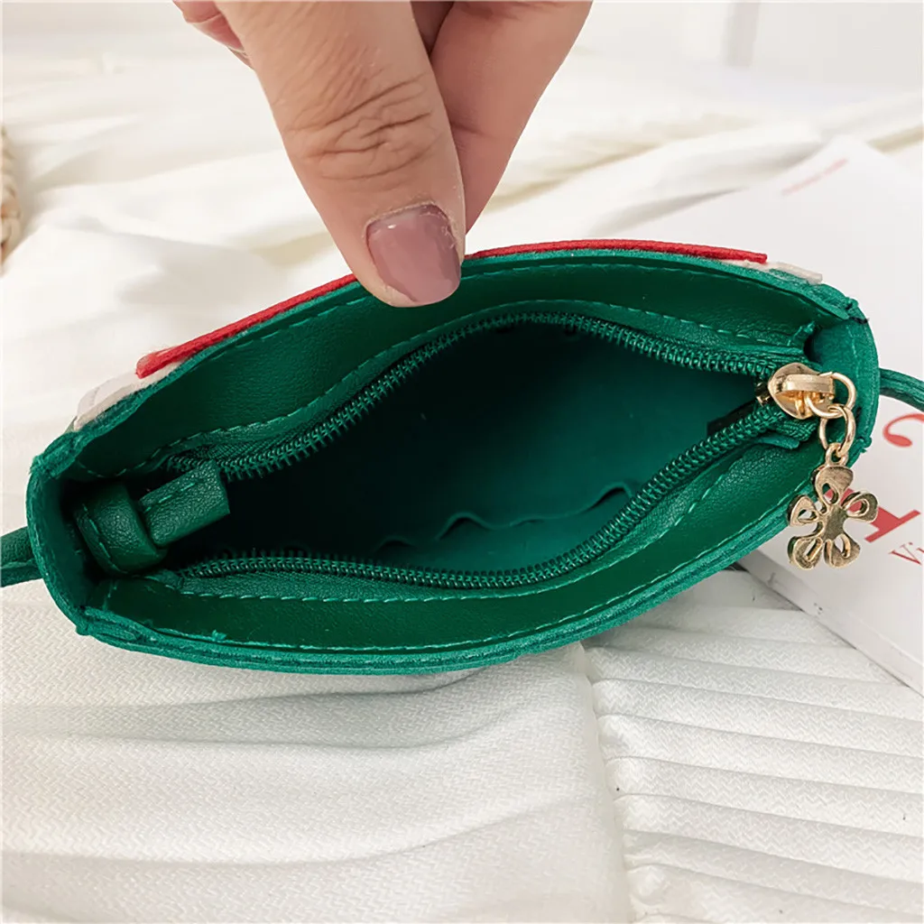 Женская сумка мессенджер из искусственной кожи с арбузом мини на одно плечо