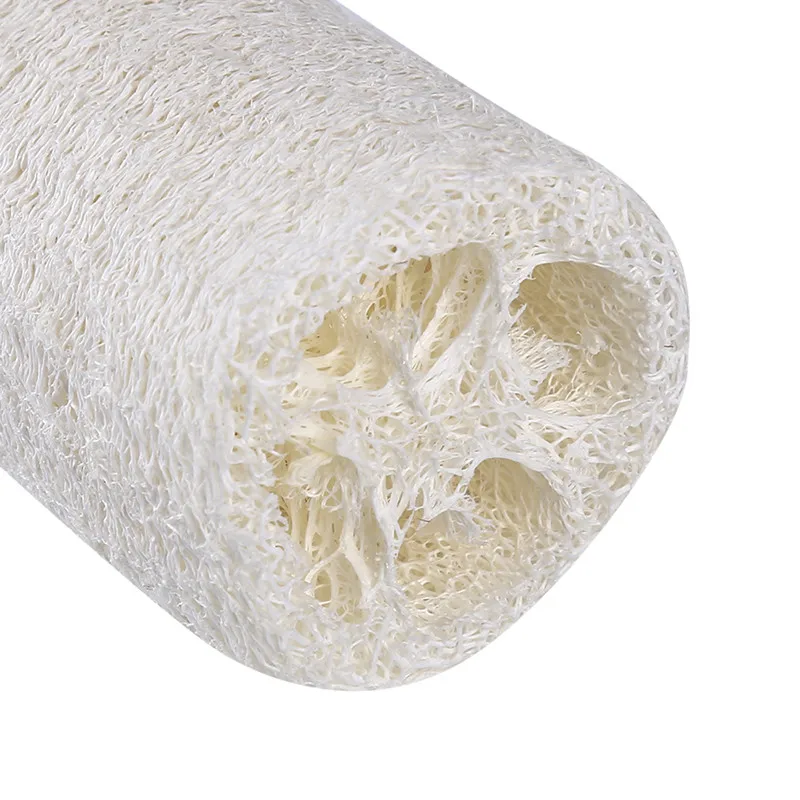 Natural Loofah Bath Brush Long Handle Wooden Reach Back Body Shower SPA Skin Massage Scrubber Bathroom Accessories | Дом и сад